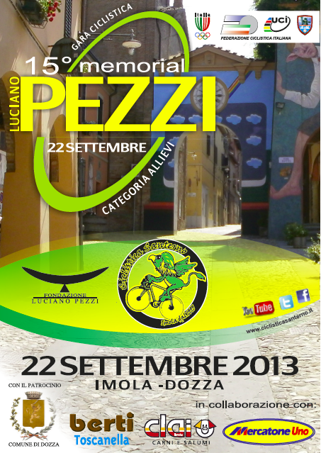 Volantino Memorial Pezzi 2013 Prima Pagina